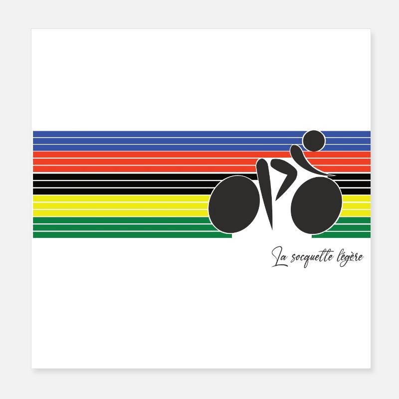 world champion cyclist # 2 Poster 8" x 8" (20x20 cm)