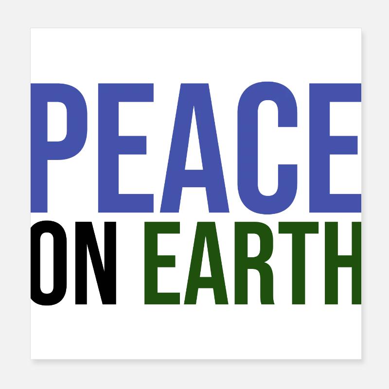 paix dans le monde Poster 20 x 20 cm
