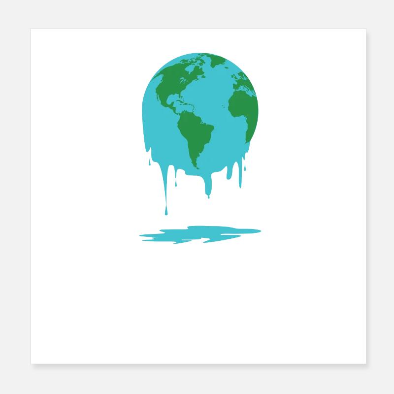 No planet B Poster 20 x 20 cm