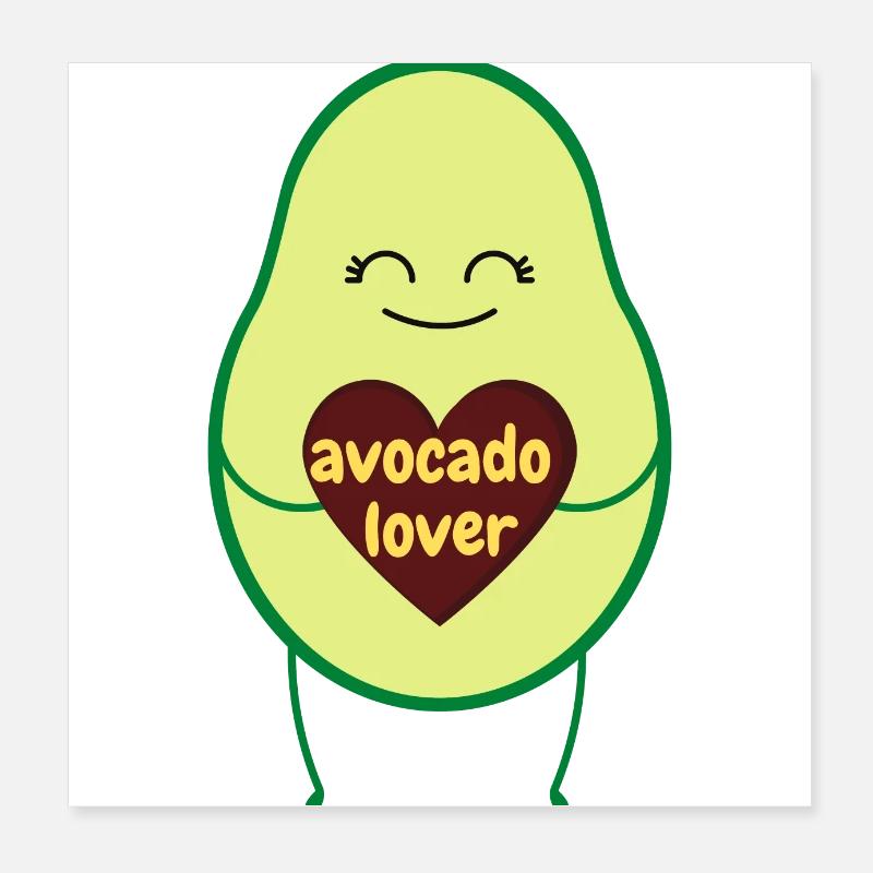 Avocat lover Poster 20 x 20 cm