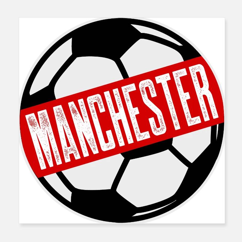 Fußball Poster 20x20 cm