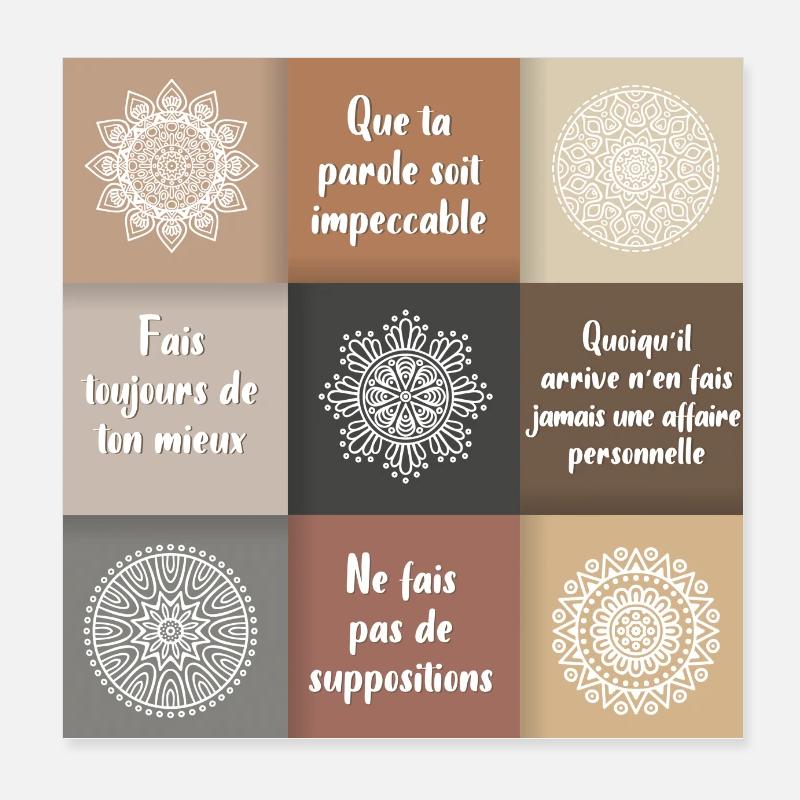 POSTER2 - Poster 20 x 20 cm - blanc