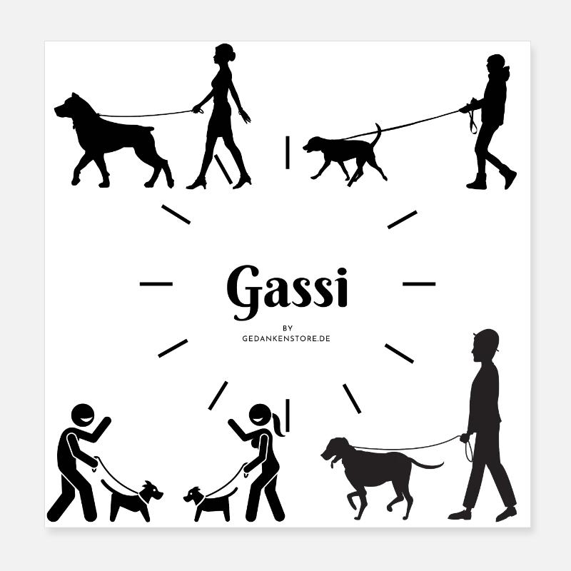 Gassi Dial Poster 8" x 8" (20x20 cm)
