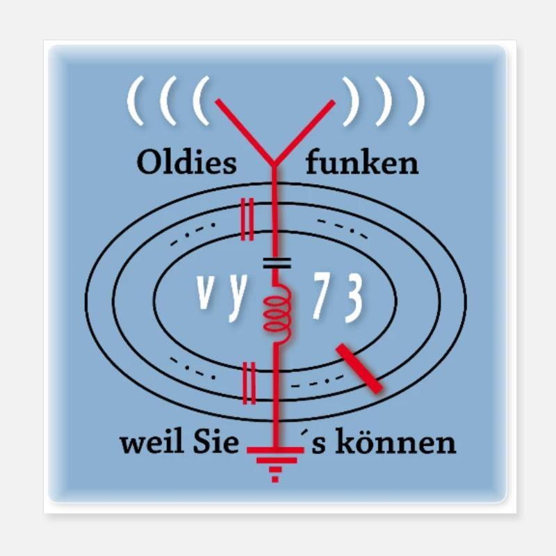 Radio Poster 20 x 20 cm