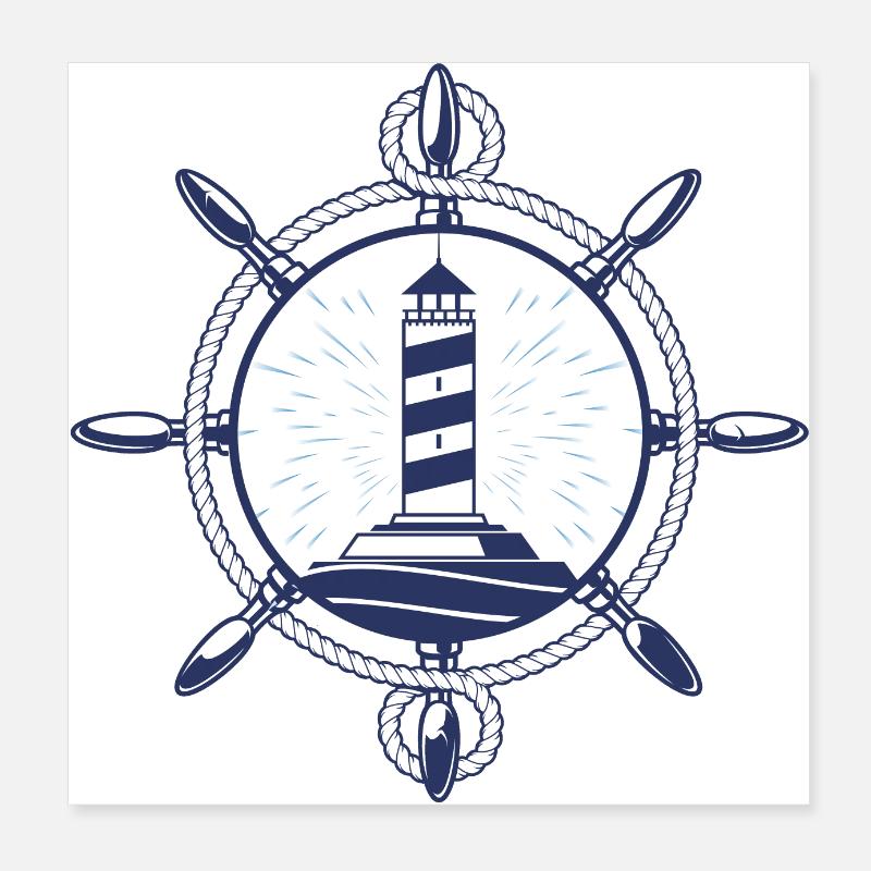 Phare Poster 20 x 20 cm