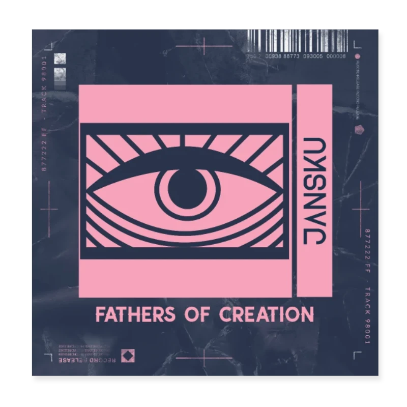 Fathers of Creation - JΛNSKU - Poster 8" x 8" (20x20 cm)