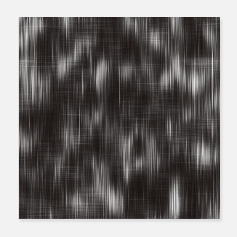 Black & White Motion Blur Abstract Lover Gift Poster 8" x 8" (20x20 cm)