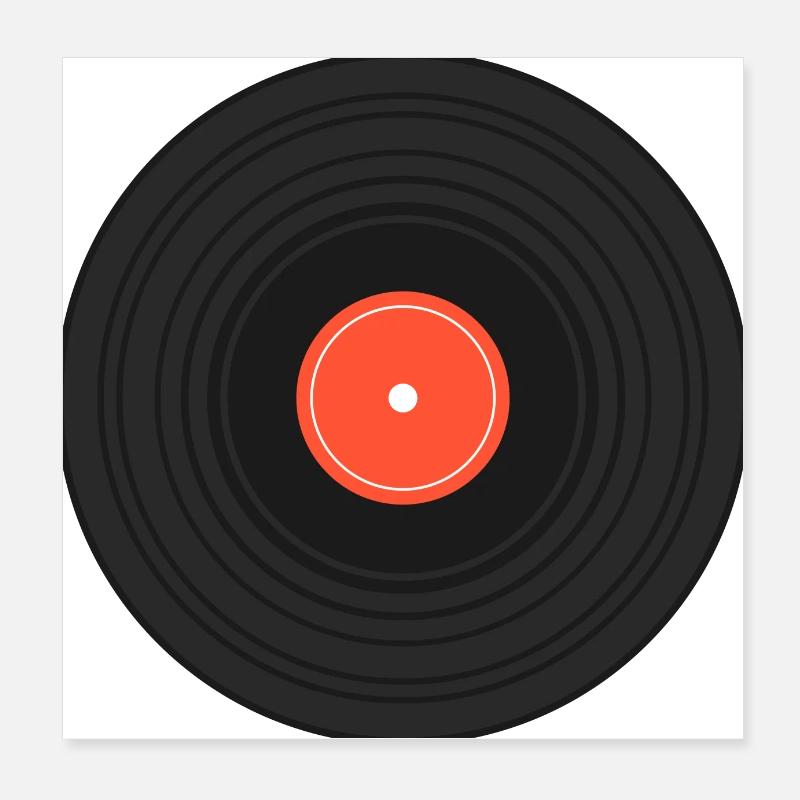 Vinyl-Schallplatte Poster 20x20 cm