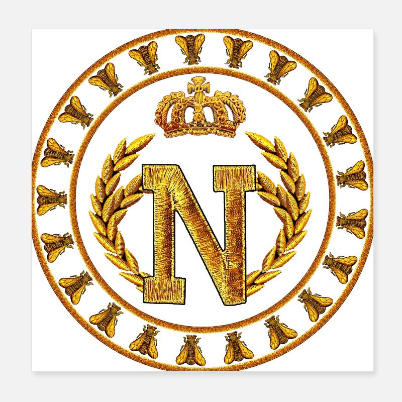 Napoléon abeille 3 Poster 20 x 20 cm