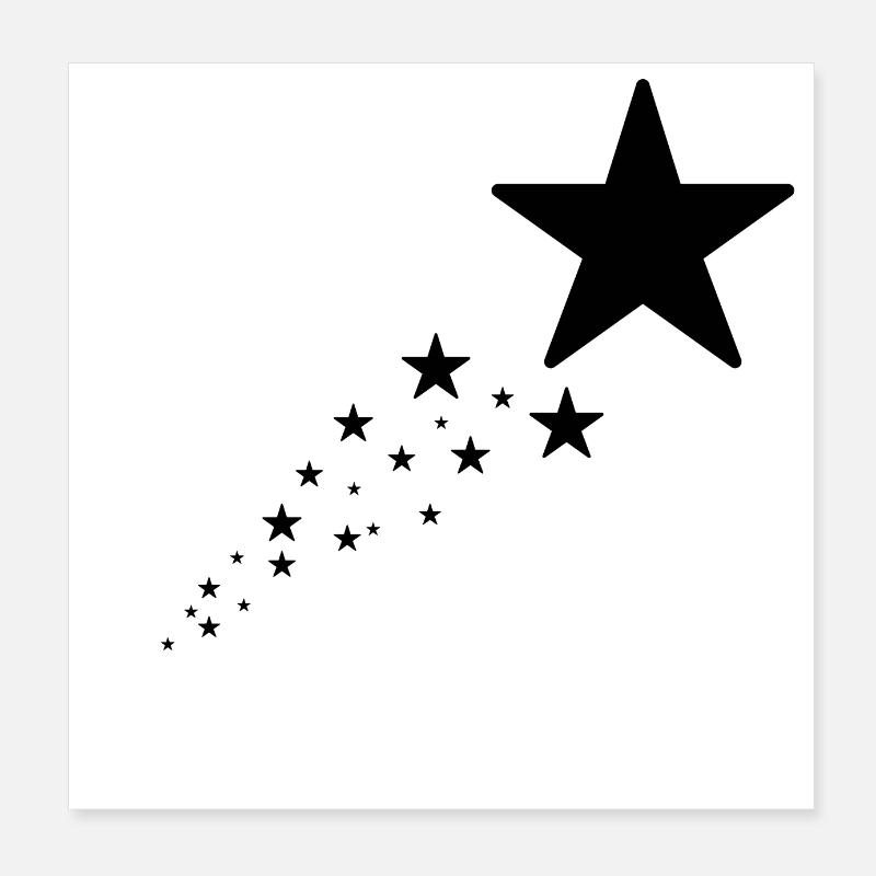 Stern Poster 20x20 cm