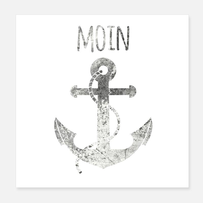 Anker MOIN Grunge Poster 20x20 cm