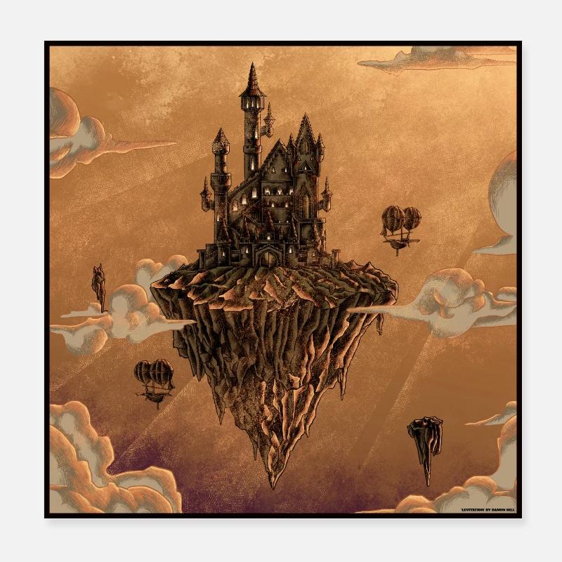 LEVITATION - POSTER Poster 8" x 8" (20x20 cm)