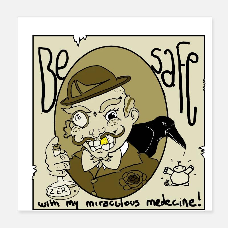 medecine Poster 20 x 20 cm