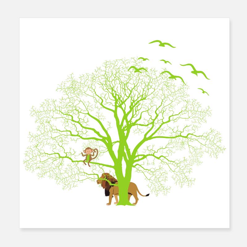Magic tree Poster 8" x 8" (20x20 cm)