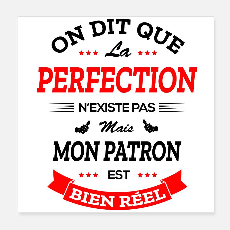PATRON PARFAIT Poster 20 x 20 cm