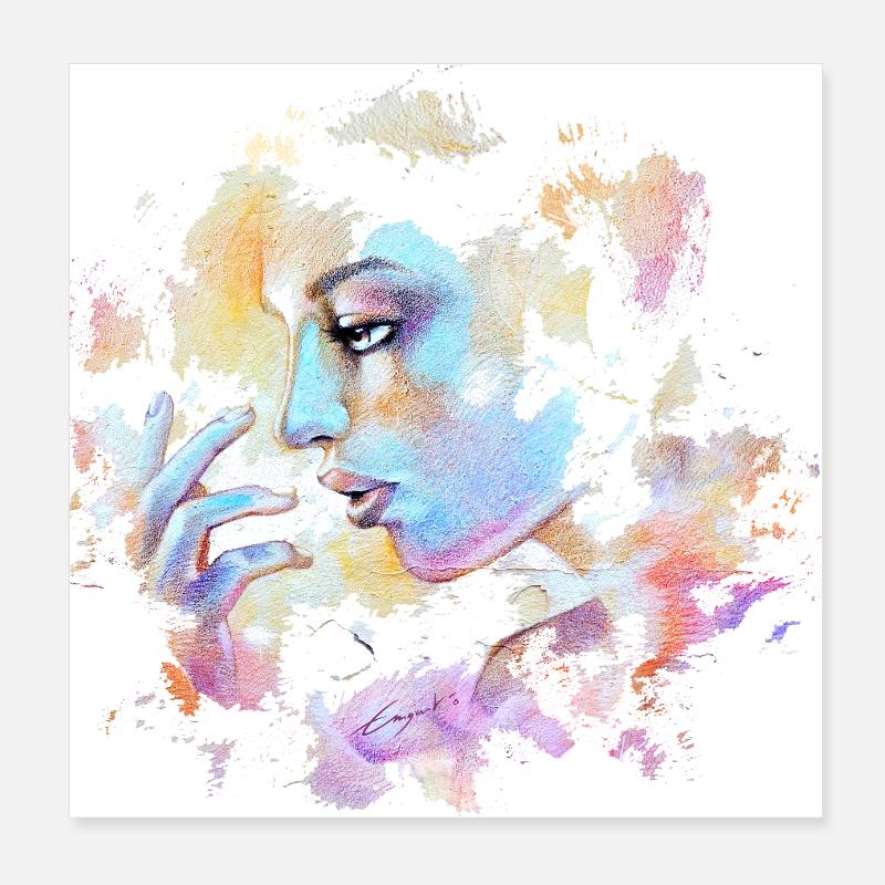 NEBULA DREAM Poster 8" x 8" (20x20 cm)