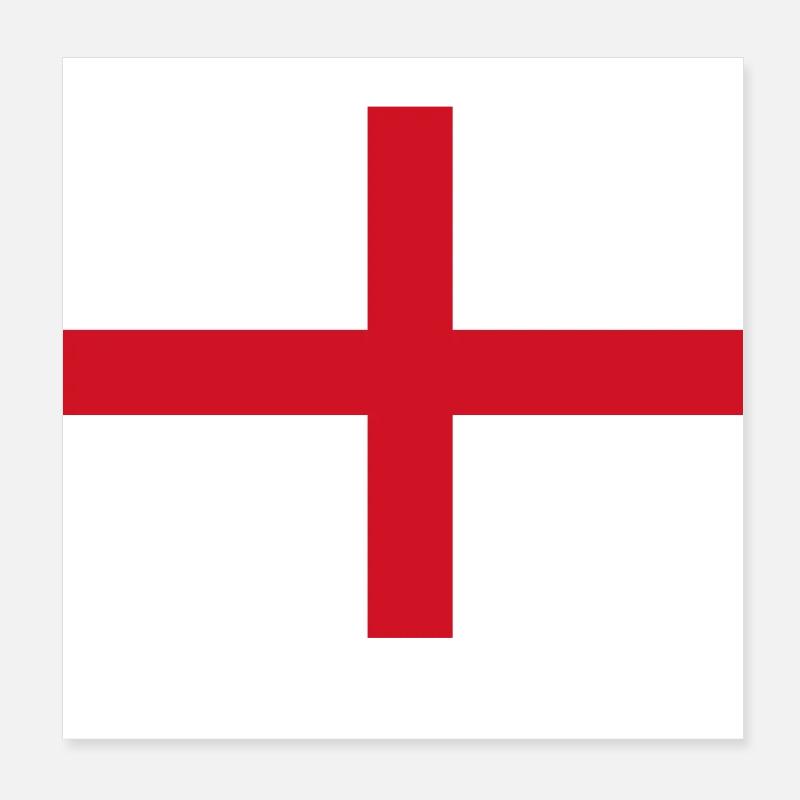 England Poster 20x20 cm
