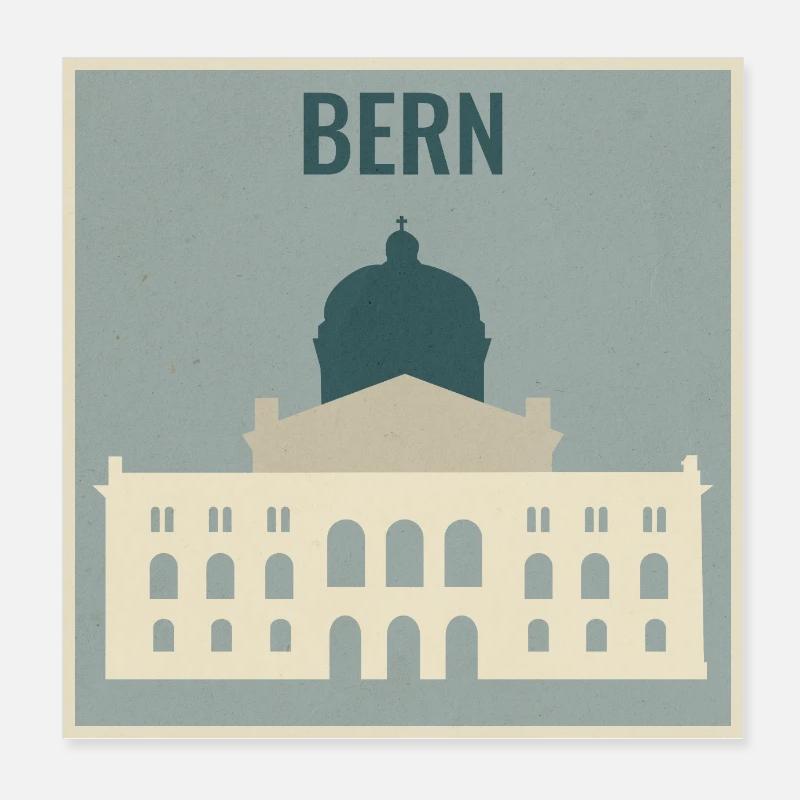 Bern Poster 20 x 20 cm