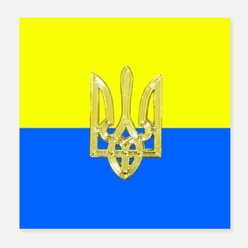 Ucraina Poster 20x20 cm