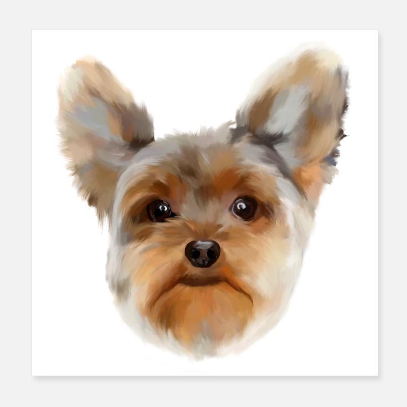 YORKSHIRE Poster 8" x 8" (20x20 cm)