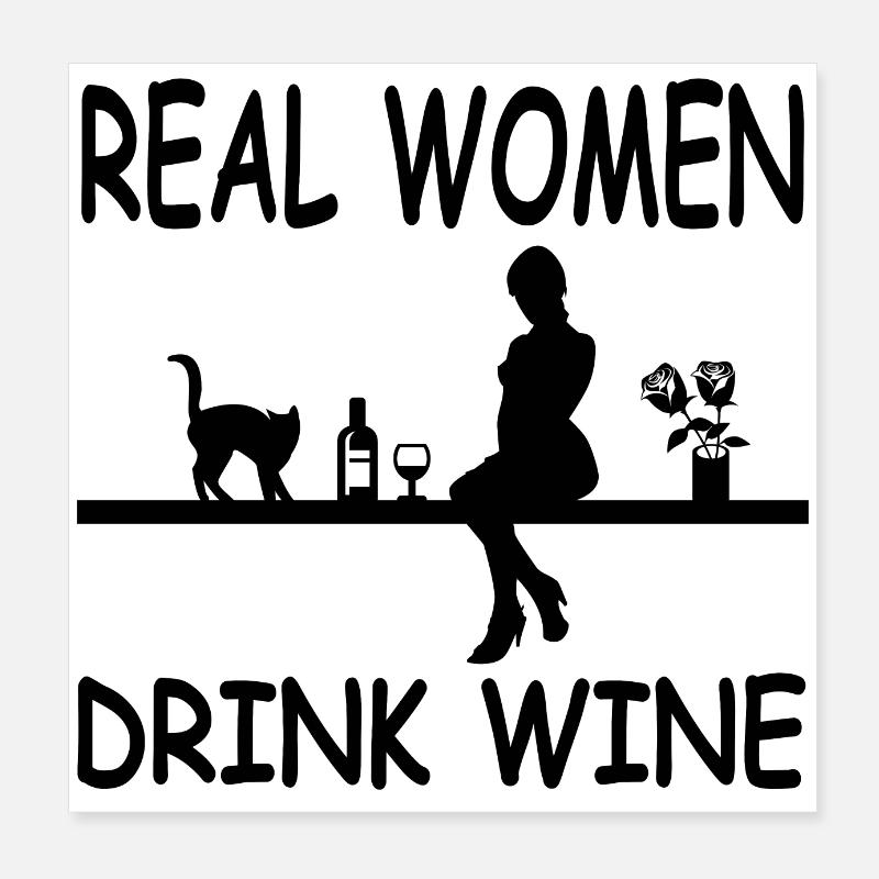 Wein Poster 20x20 cm
