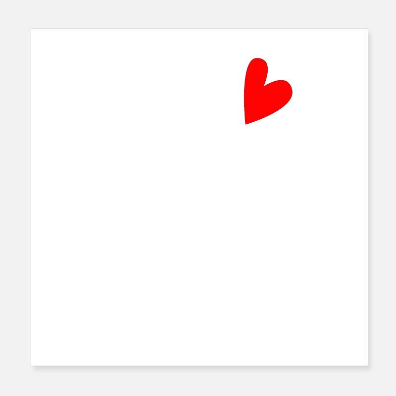 Vater und seine TOCHTER Poster 20x20 cm