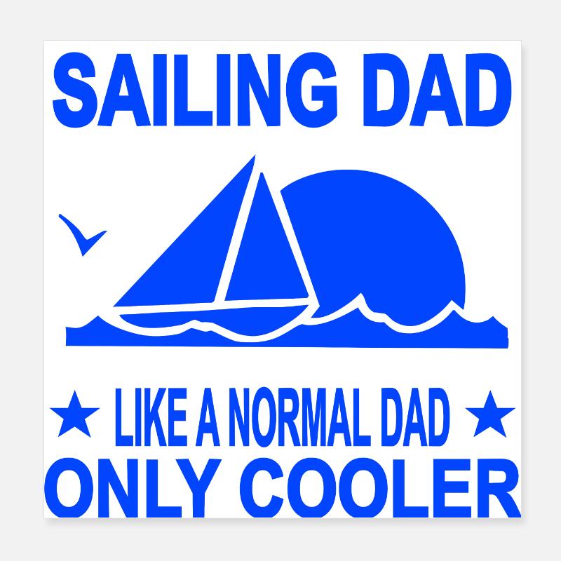 Sail Poster 8" x 8" (20x20 cm)