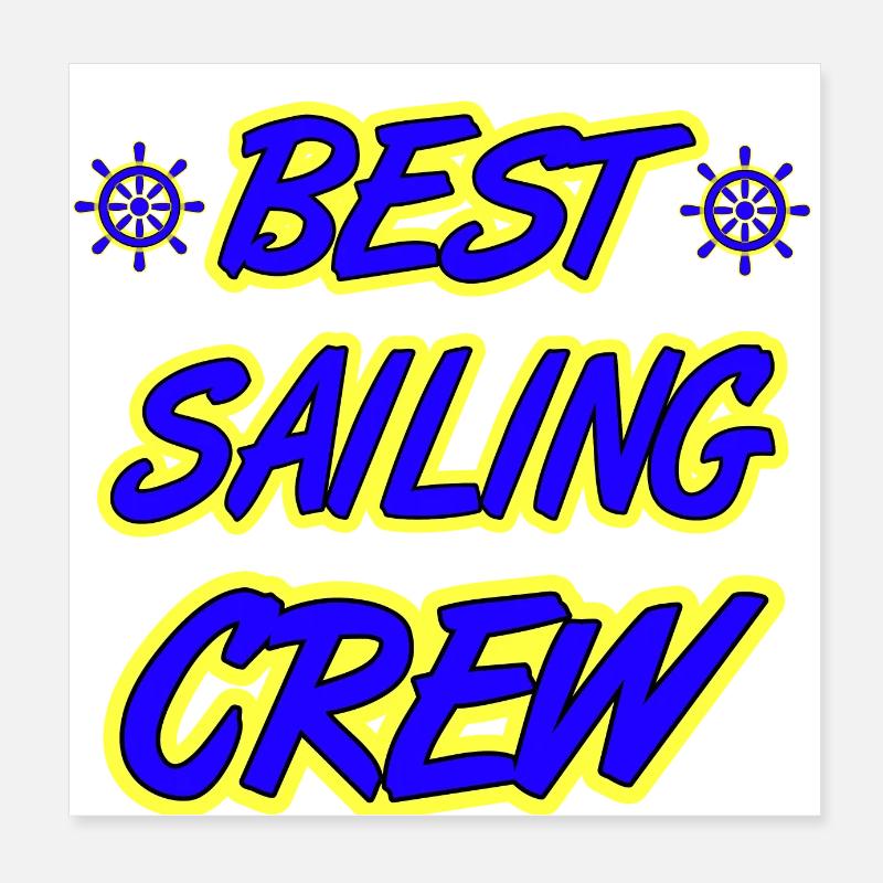 Sail Poster 8" x 8" (20x20 cm)