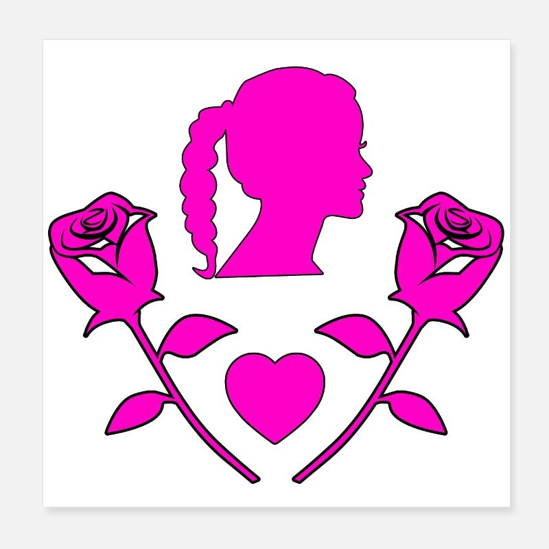 Été Poster 20 x 20 cm