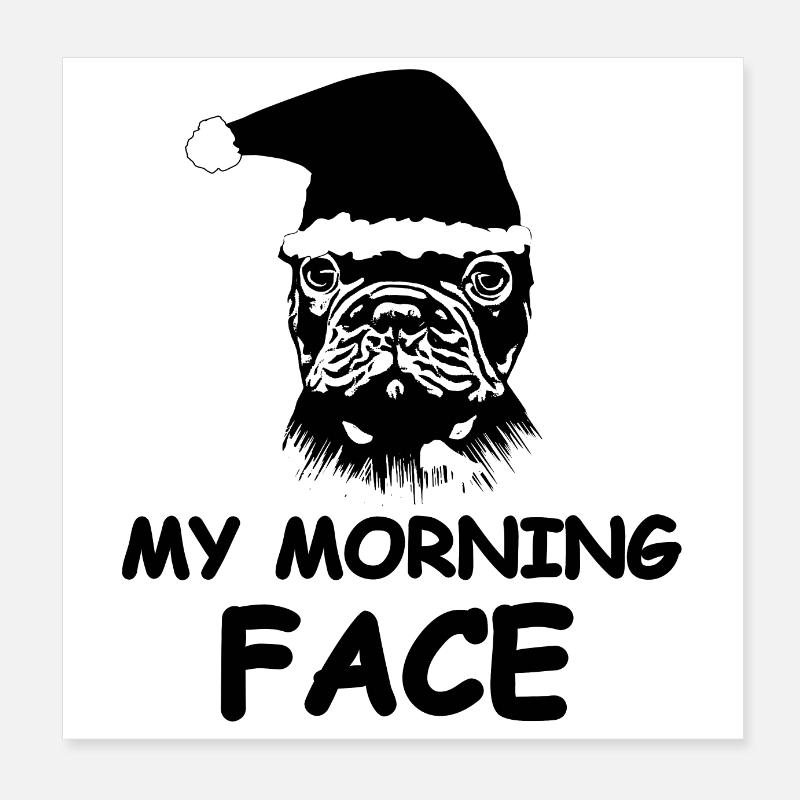 Dog Poster 8" x 8" (20x20 cm)