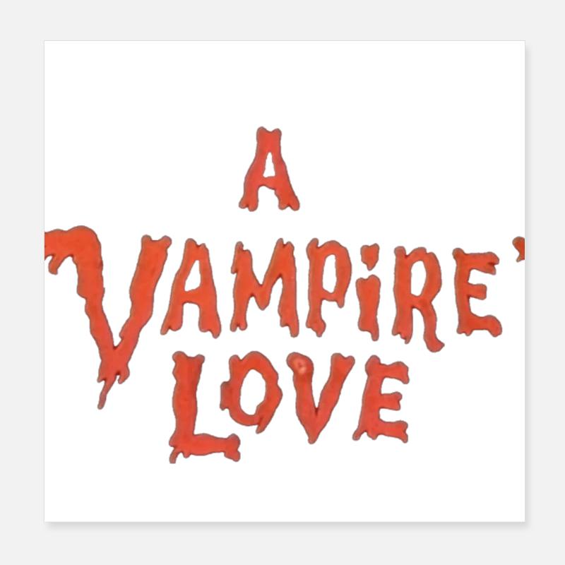 A Vampire Love Poster 20x20 cm