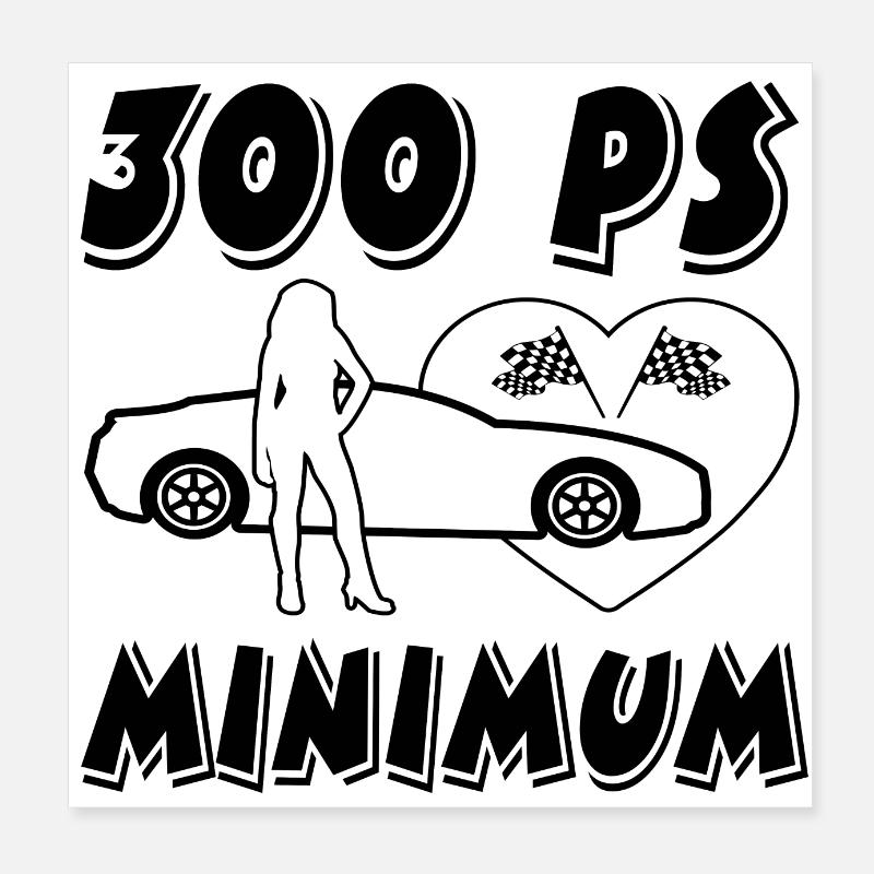 Auto Poster 20x20 cm