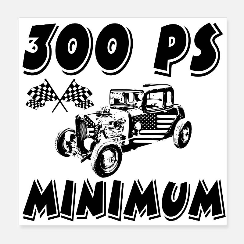 Auto Poster 20x20 cm