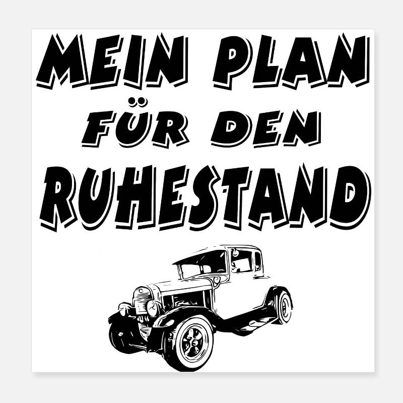Auto Poster 20x20 cm