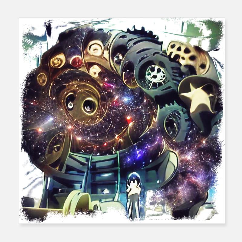 La machine de l’univers Poster 20 x 20 cm