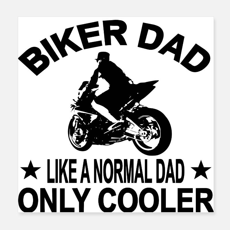 Motorcycle Poster 8" x 8" (20x20 cm)