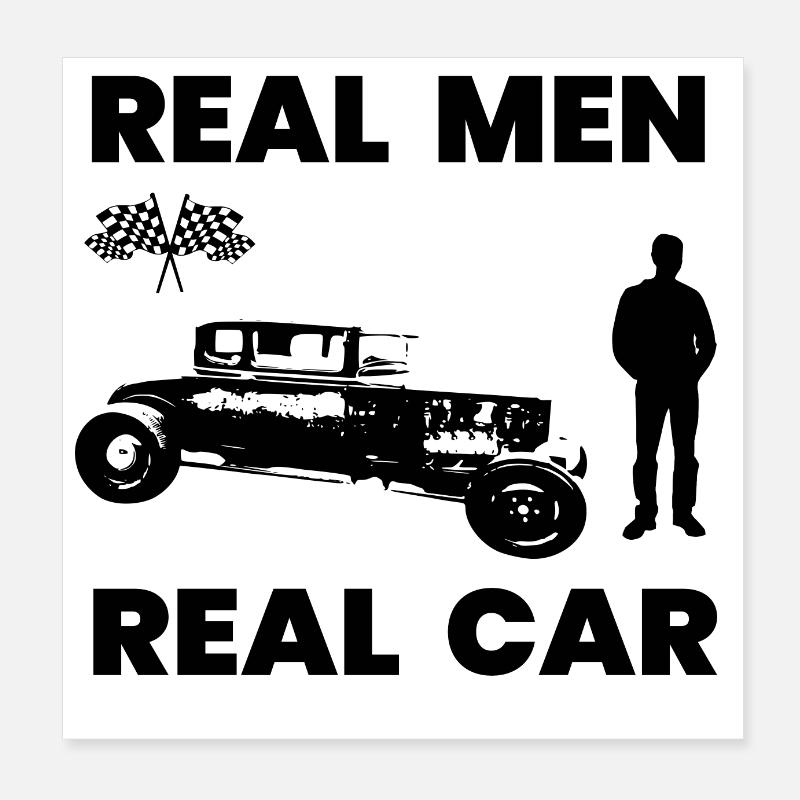 Voiture Poster 20 x 20 cm