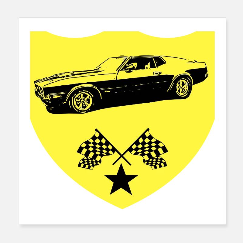 Auto Poster 20x20 cm