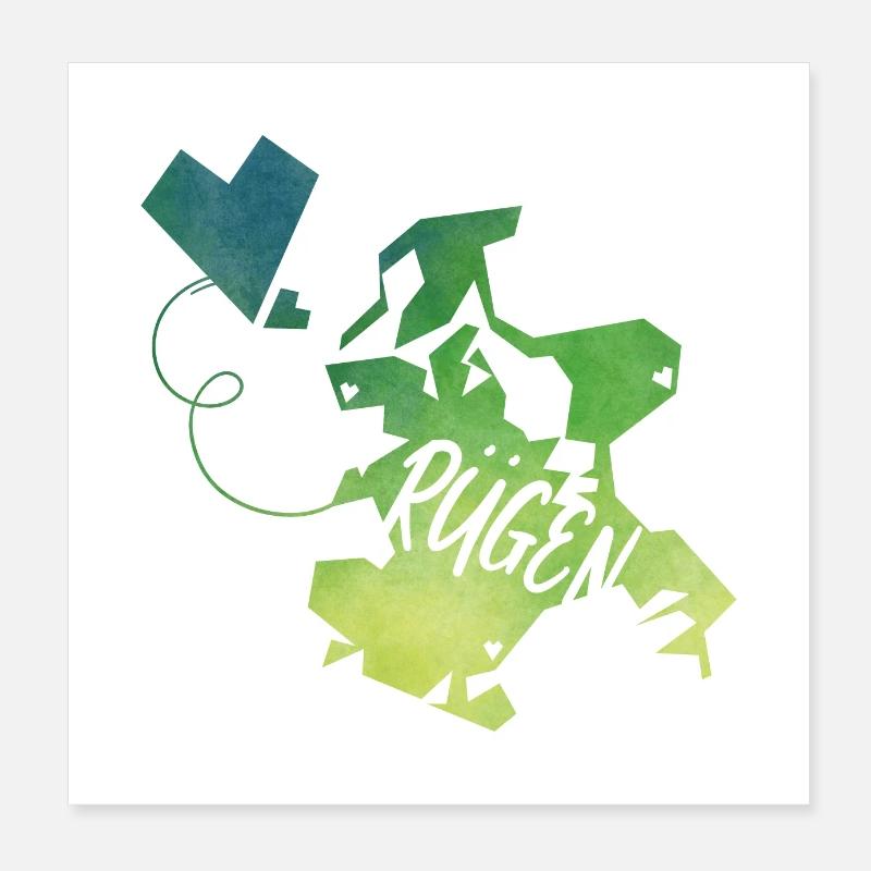 Réprimander - Poster 20 x 20 cm - blanc