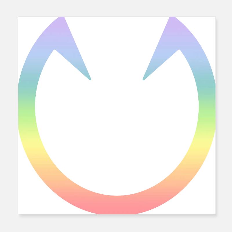 Pferd Poster 20x20 cm