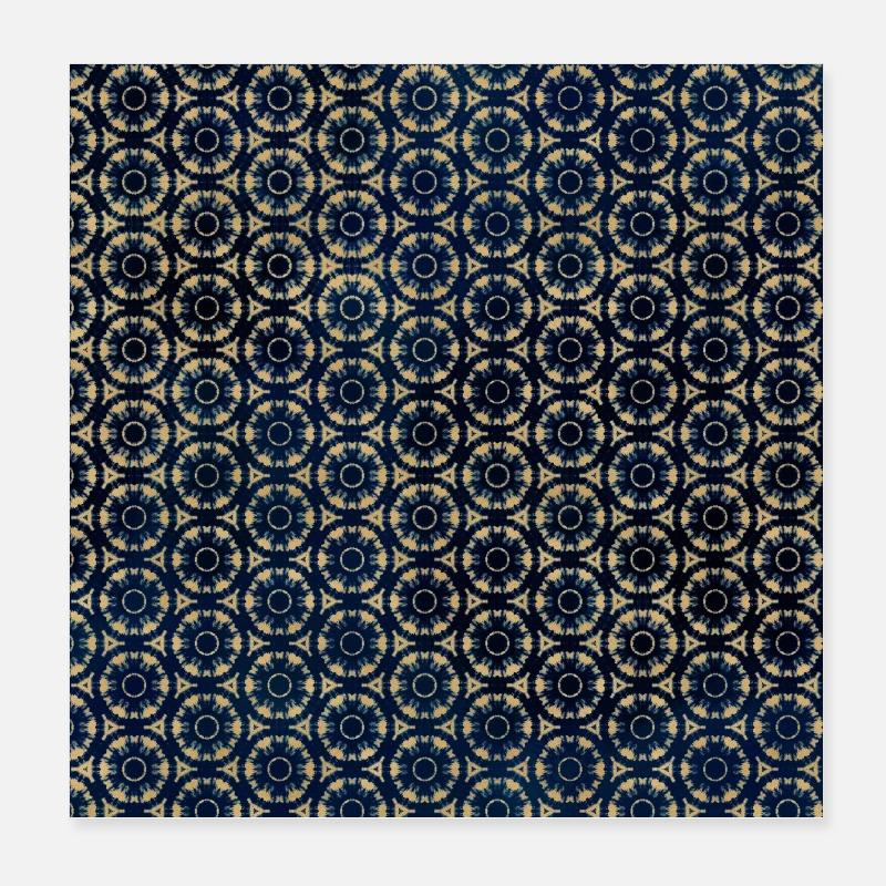 Tye Tie Pattern Poster 20x20 cm