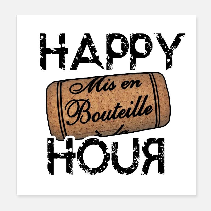 The aperitif stopper Poster 8" x 8" (20x20 cm)