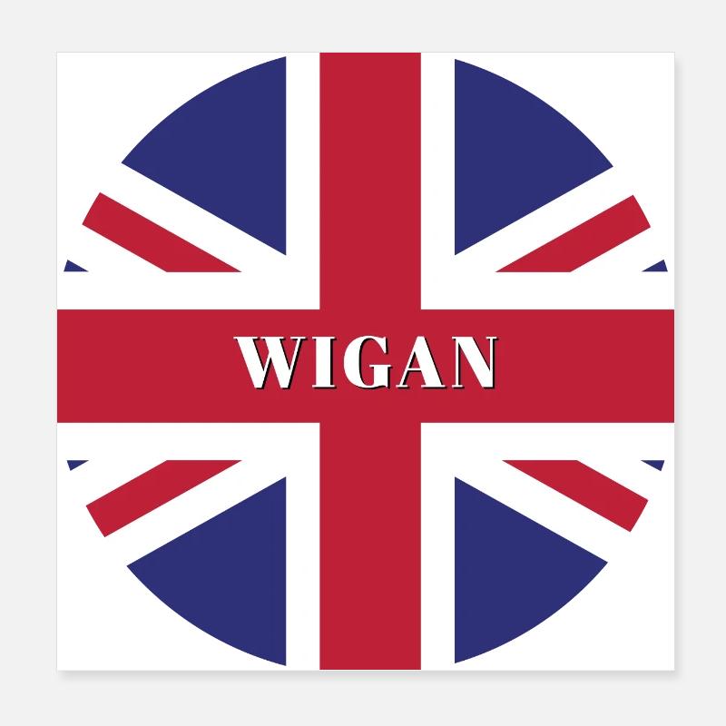 Wigan Poster 20x20 cm