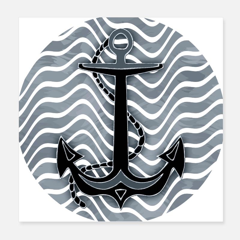 Ancre Poster 20 x 20 cm