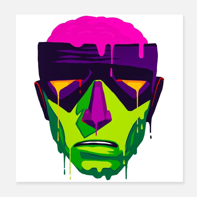 A Beautiful Revenant Superhero Design Poster 8" x 8" (20x20 cm)