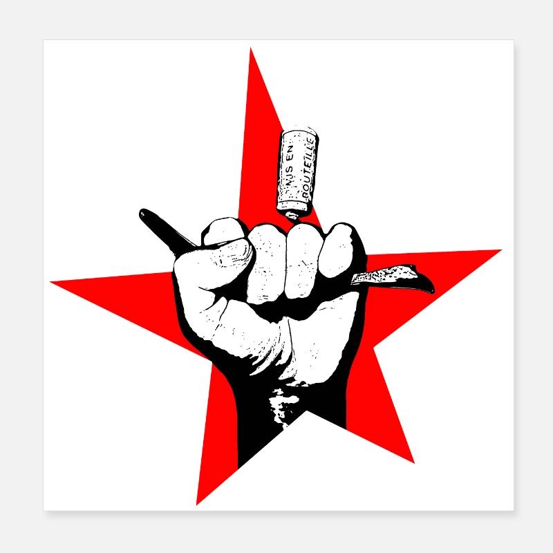 Bad boy guerrier Poster 20 x 20 cm