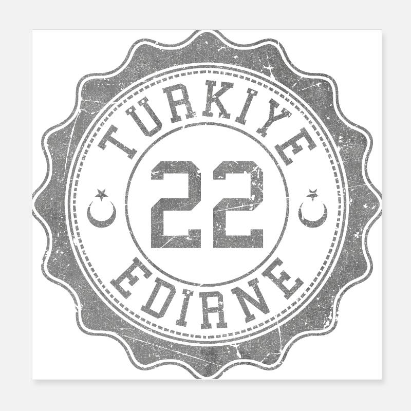 Edirne Poster 20 x 20 cm
