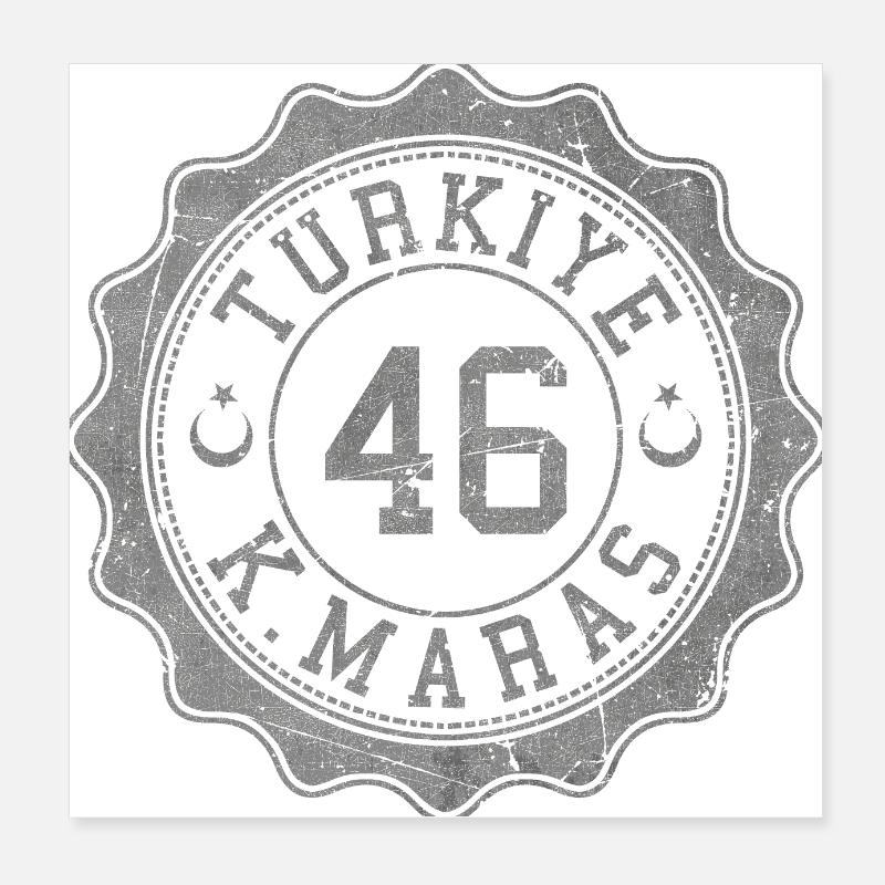 Kahramanmaraş Poster 20x20 cm