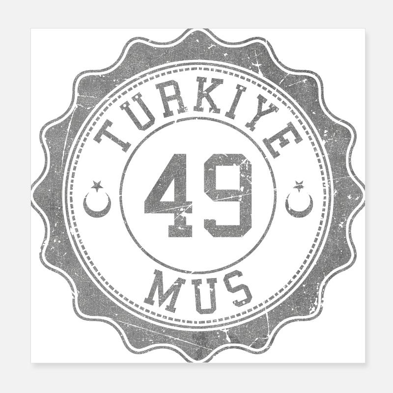 Muş Poster 8" x 8" (20x20 cm)