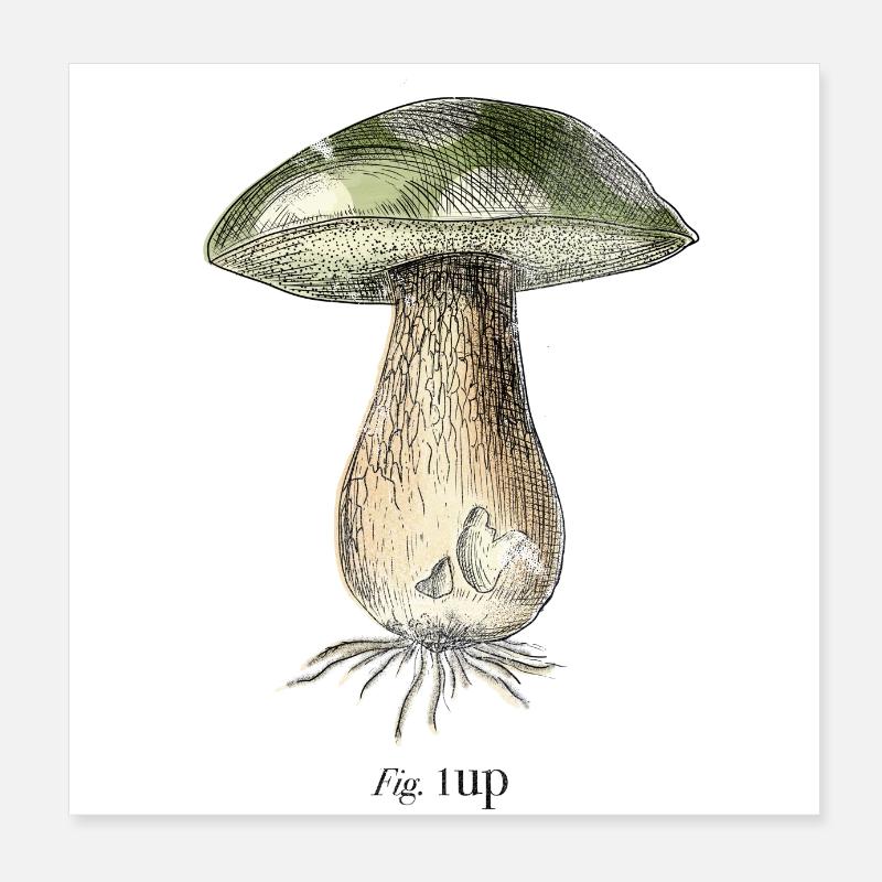 1Up Poster 8" x 8" (20x20 cm)